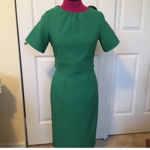 New dress London brand green knee length